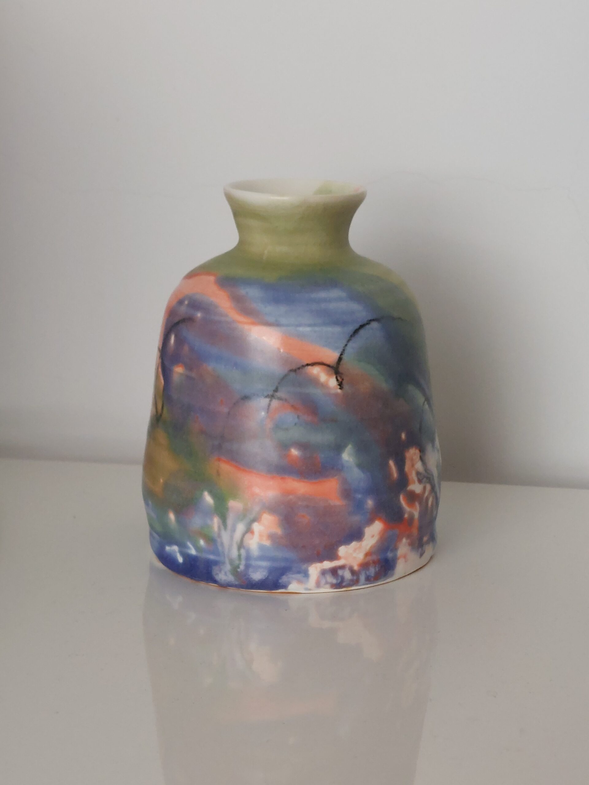Painted Porcelain Vase