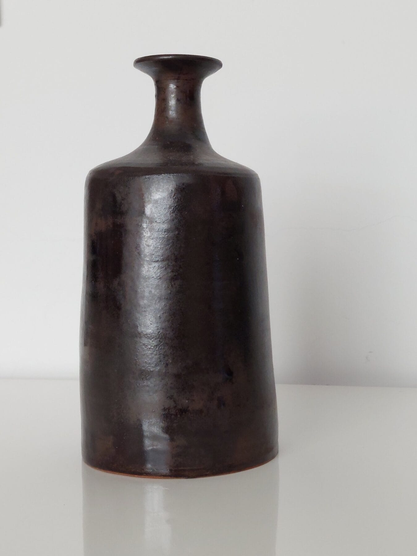 Charcoal Black Vase