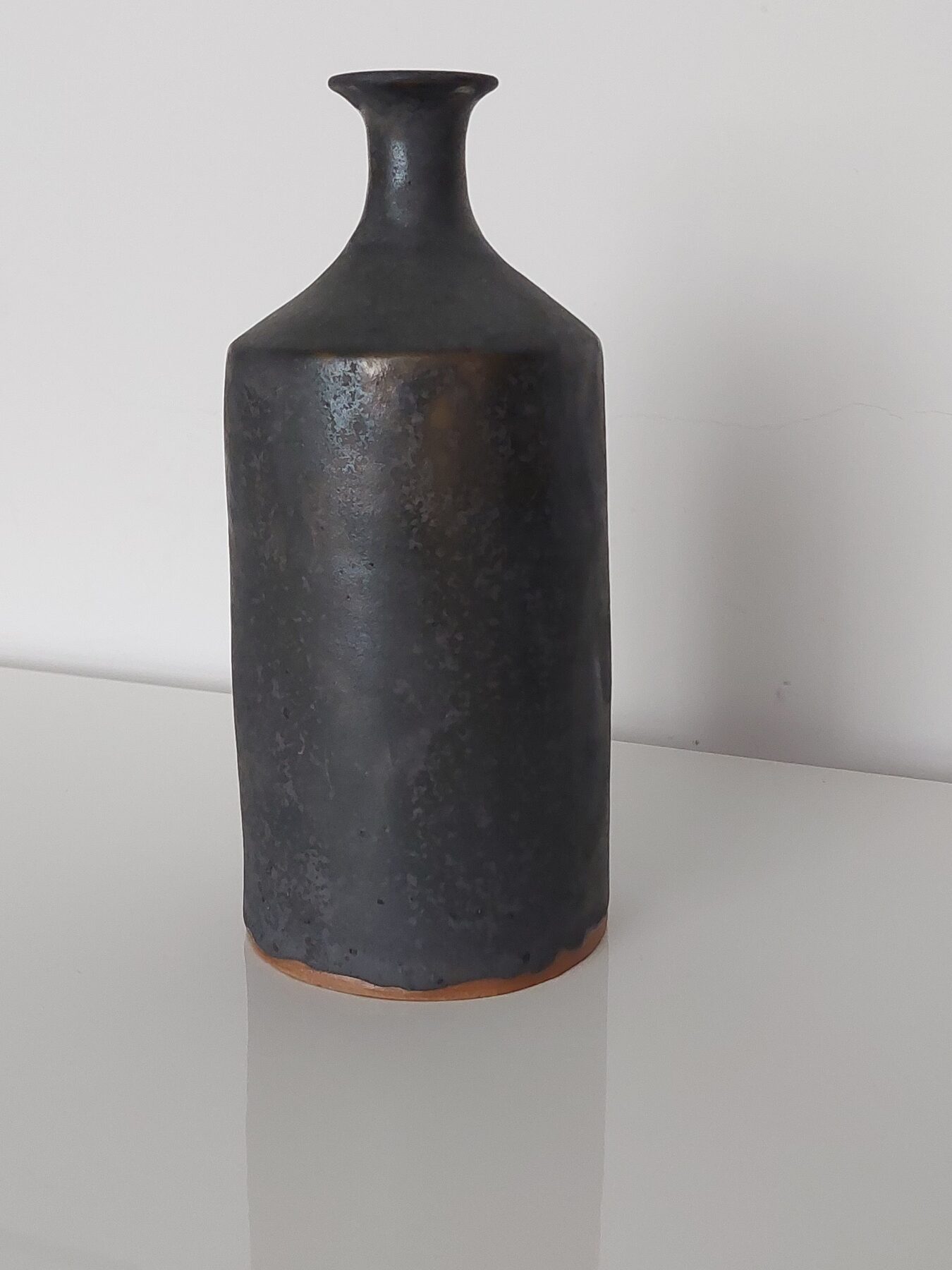 Gold Black Vase